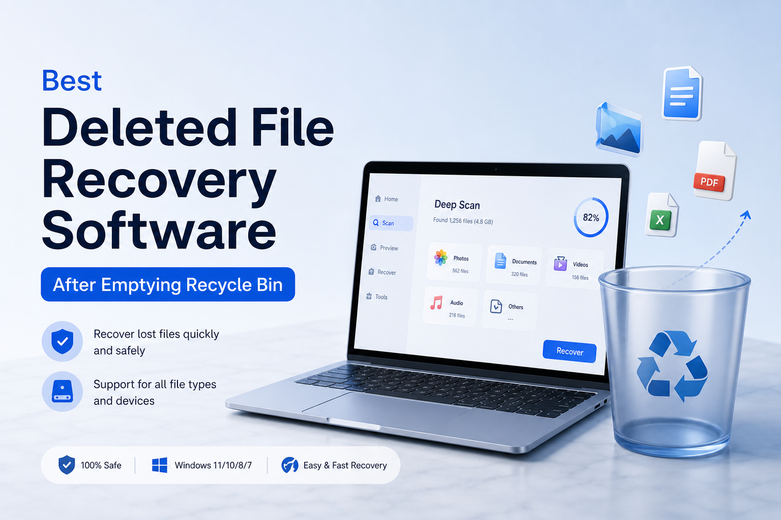 Best Deleted File Recovery Software After Emptying Recycle Bin