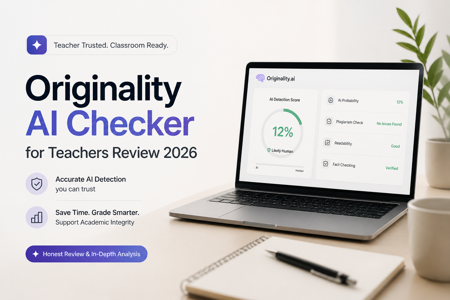 Originality AI Checker for Teachers Review 2026