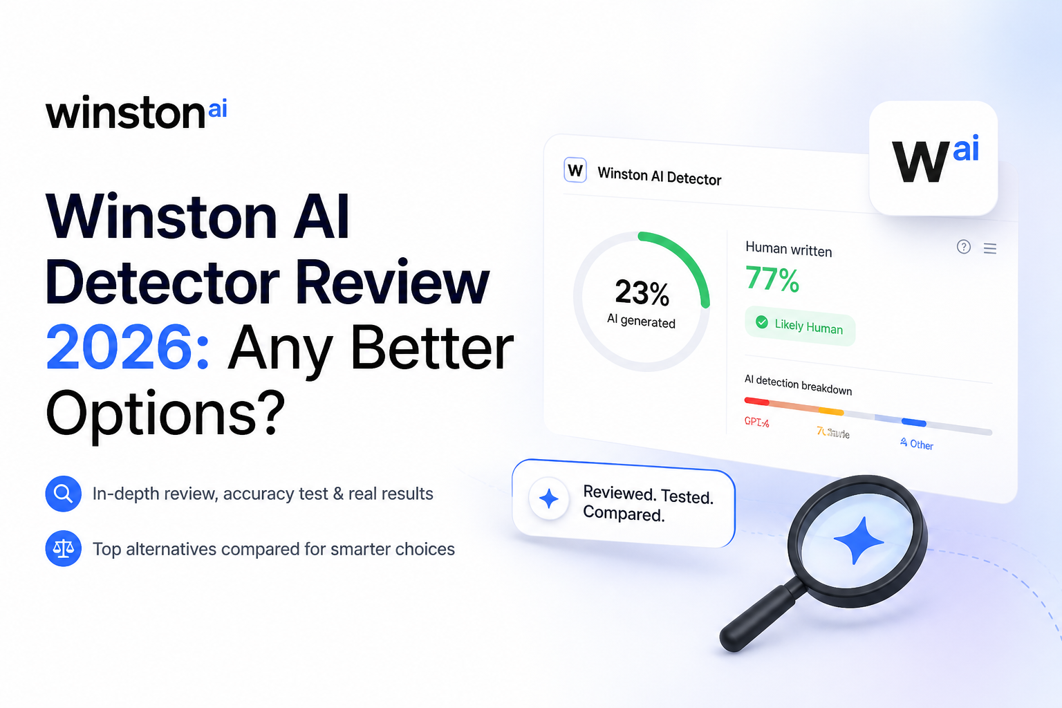 Winston AI Detector Review 2026: Any Better Options?
